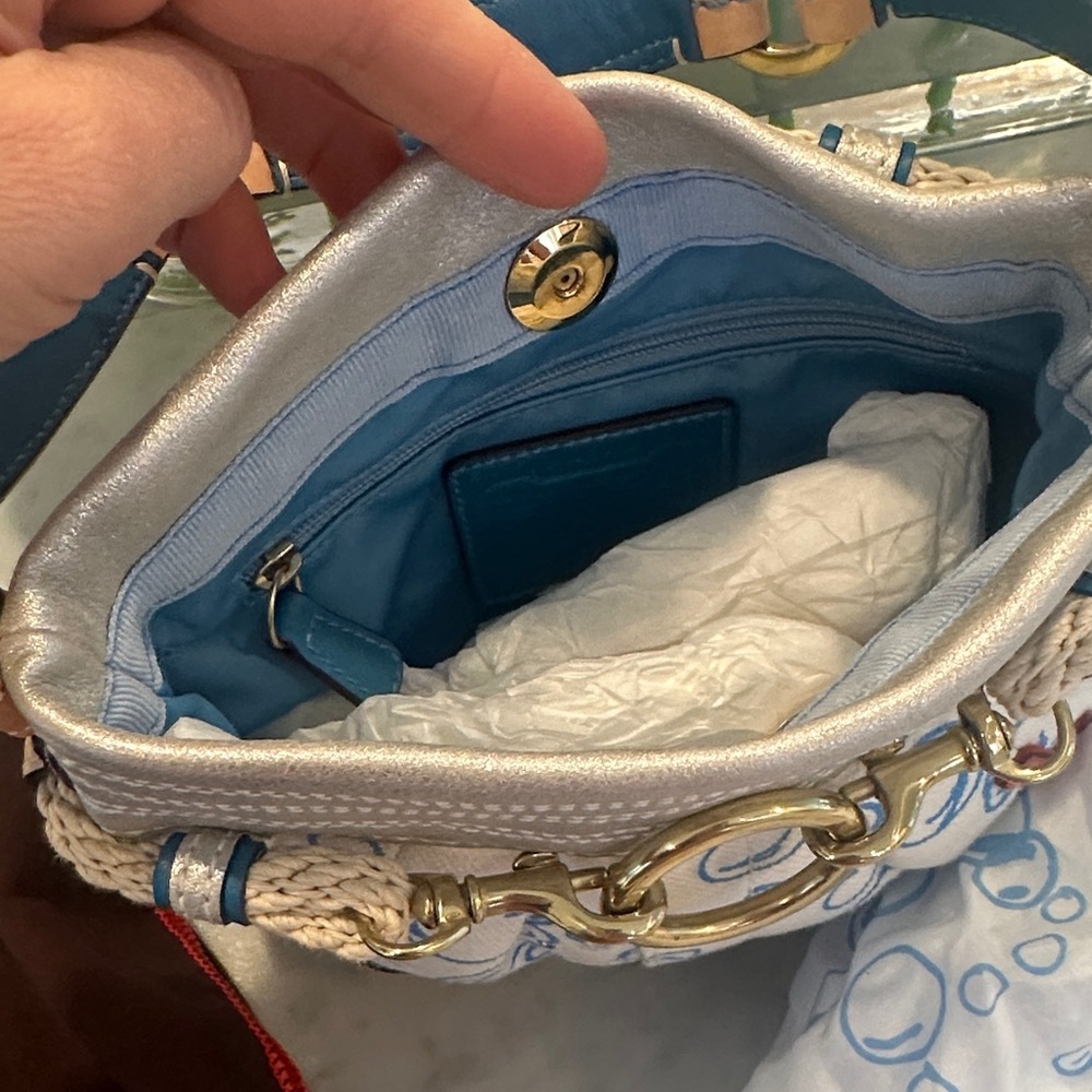 Coach Rare Limited Edition Mini Purse, Dust bag and Matching Silk Twilly - Picture 6 of 11